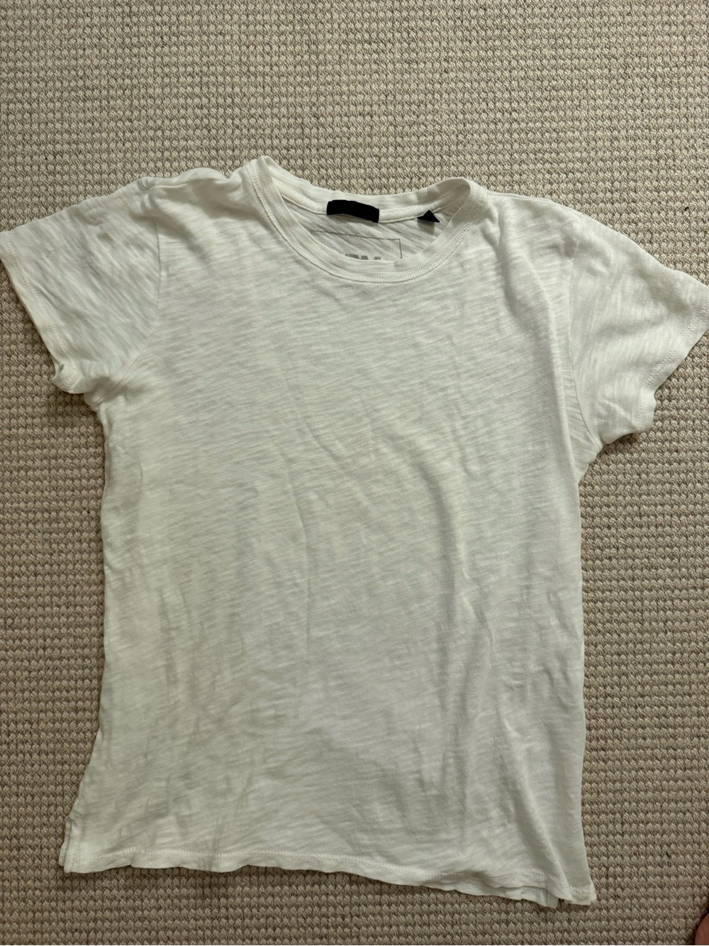 ATM Anthony Thomas Melillo White Short Sleeve Crewneck Tee